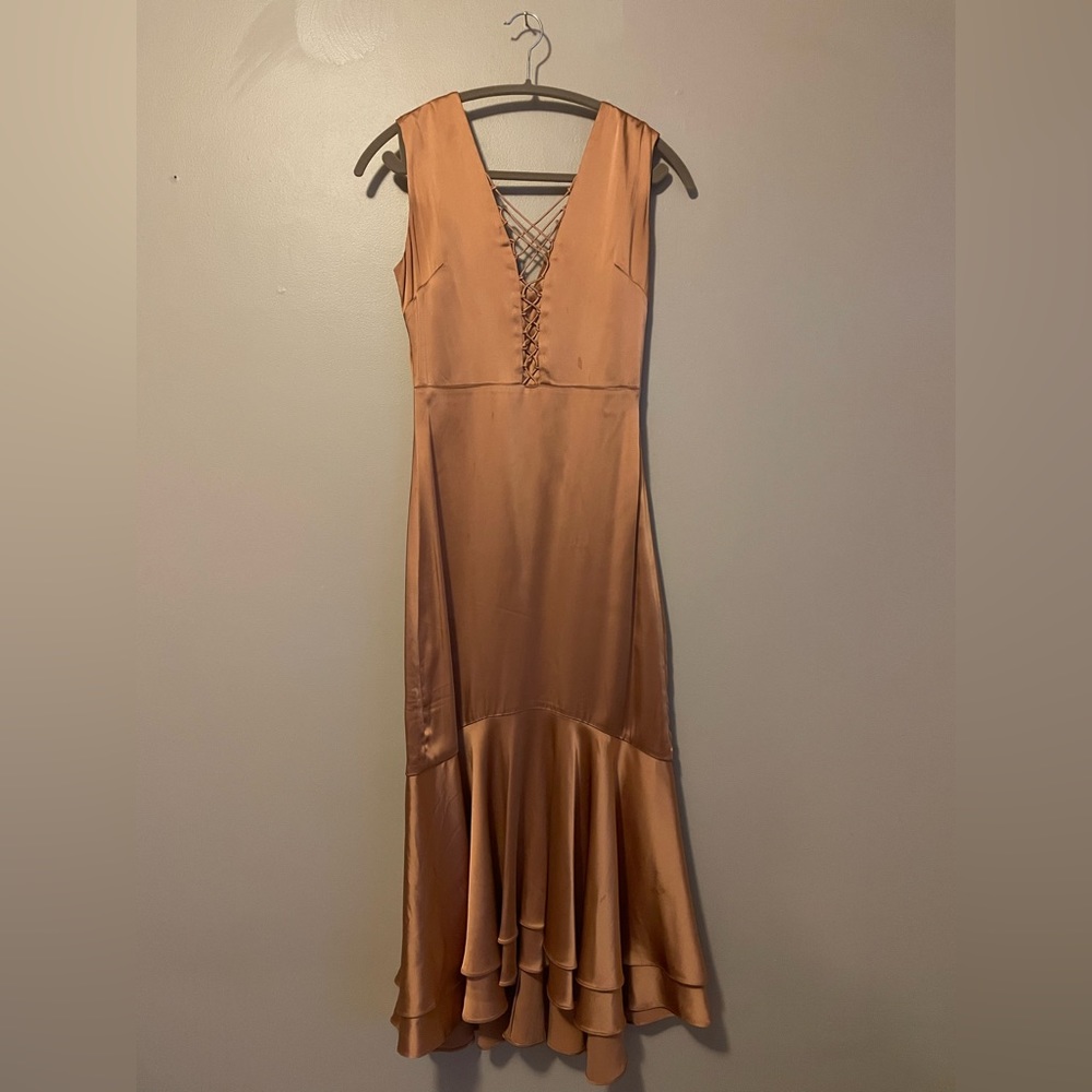 Copper Jonathan Simkhai occasion dress